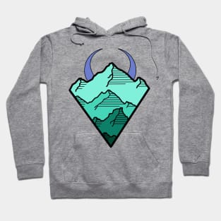 Geometric mountains Hoodie